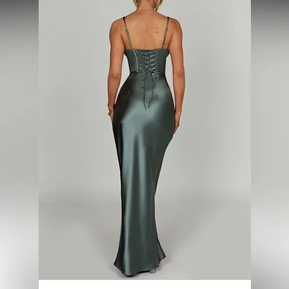 Babyboo Shae Maxi Dress - Sage - Picture 3 of 9